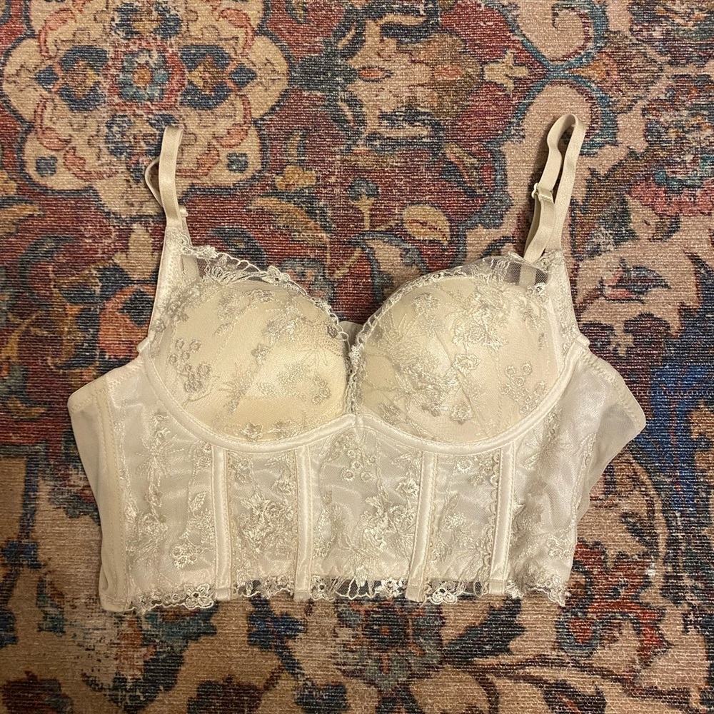 Japanese Lace Longline Bralette
